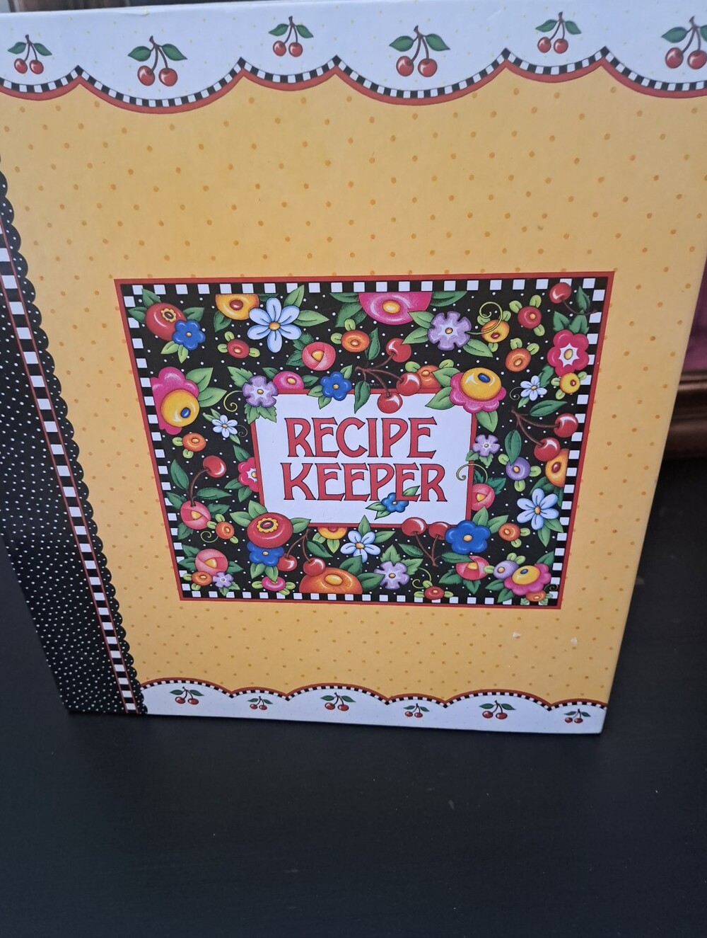 VTG Mary Engelbreit Deluxe Recipe Binder Keeper Album tips generational gift